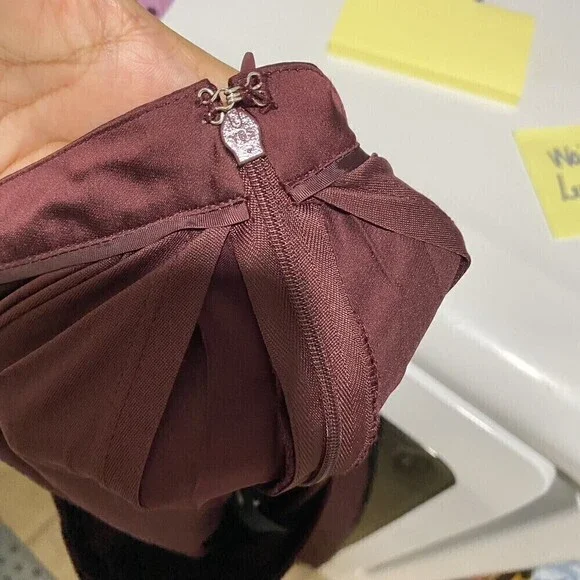 Worthington Women's Maroon Berry Fully Lined Pleated Skirt‎ Size 4 New with tags - Picture 7 of 7